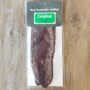 Vintage Gripfast Real Snakeskin Leather Women's Golf Glove